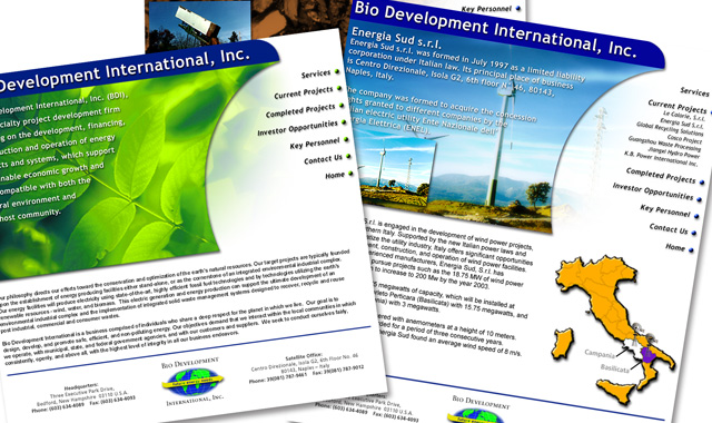 Bio Development International web site